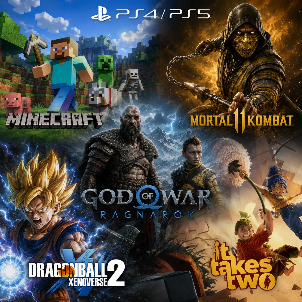 Pack PS4/PS5 — 5 juegos — A1