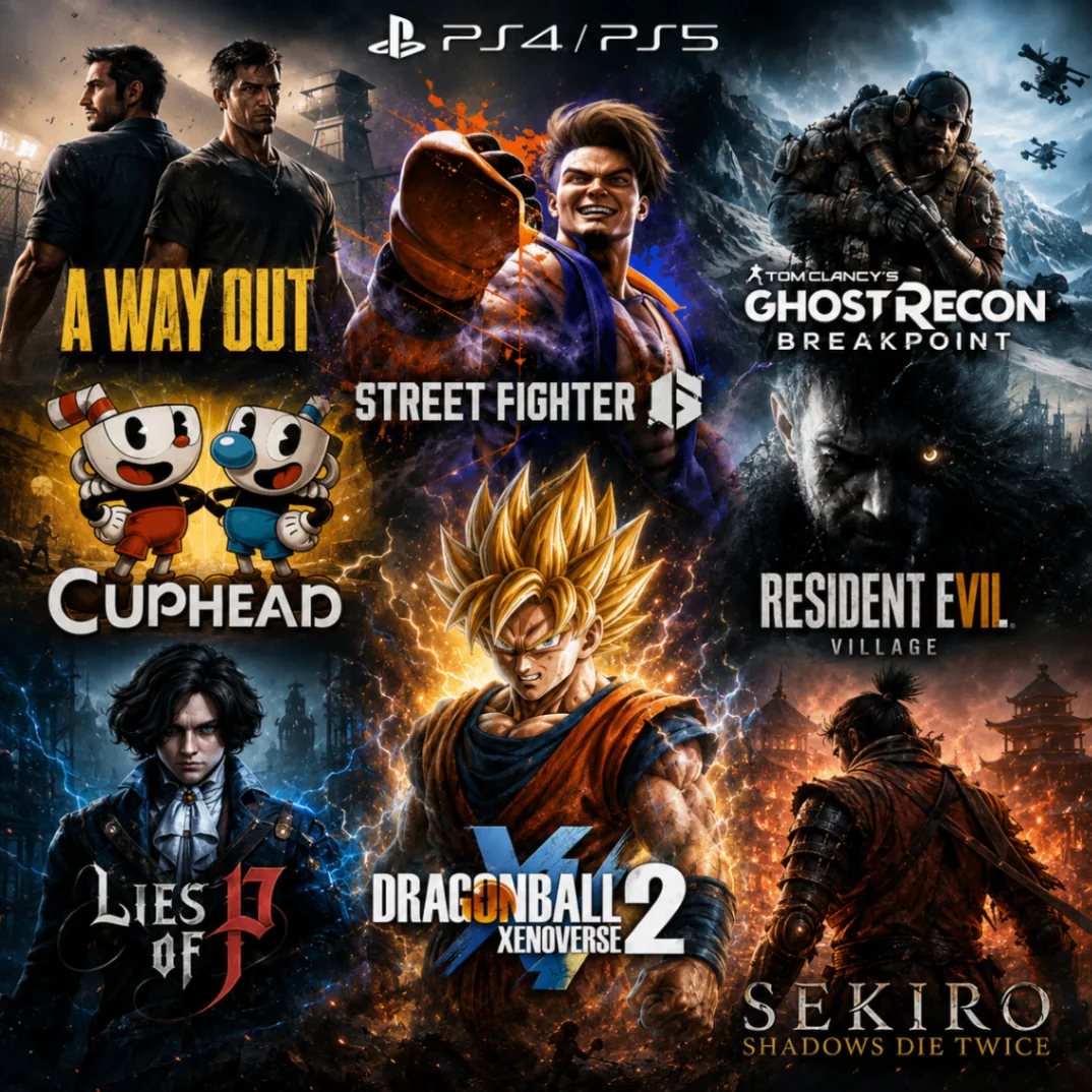 Pack PS4/PS5 — 8 juegos — A5